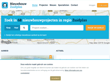 Tablet Screenshot of nieuwbouw-zuidplas.nl